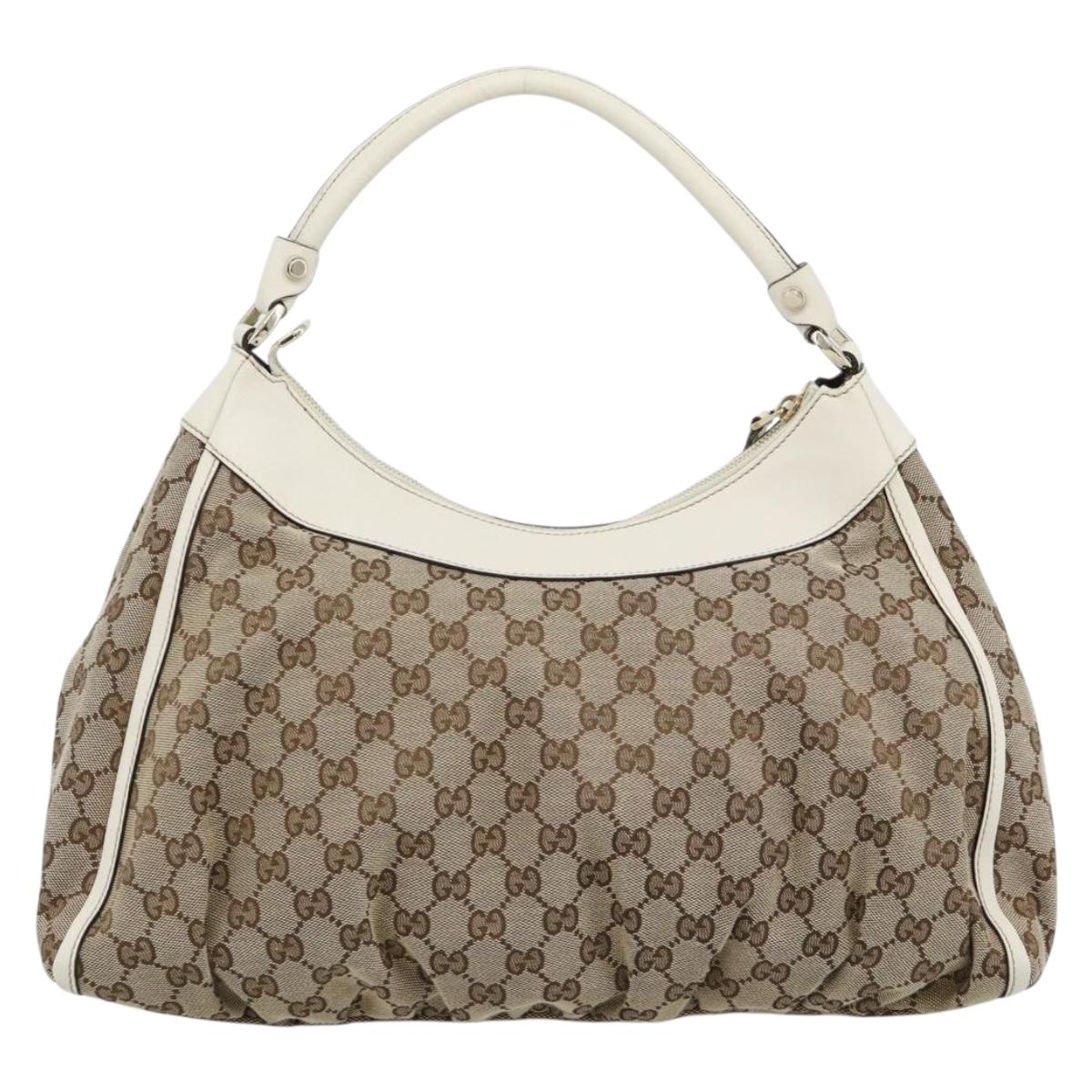 GUCCI GG Canvas Abbey Shoulder Bag Beige Gold 189833 Auth 184930V - Jerrillo image 2