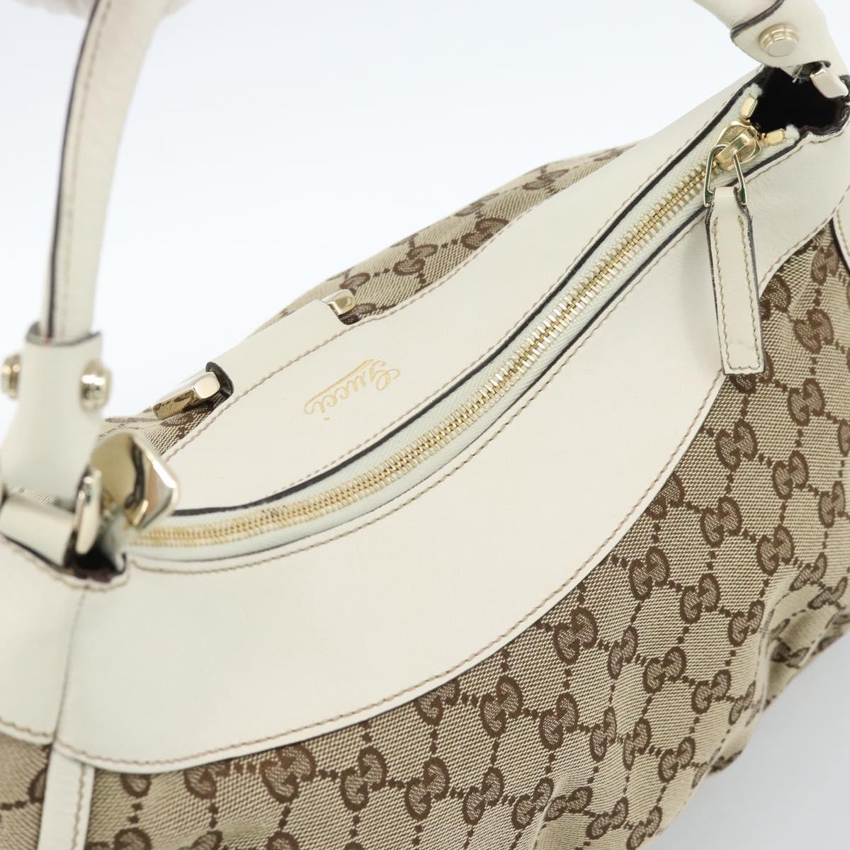 GUCCI GG Canvas Abbey Shoulder Bag Beige Gold 189833 Auth 184930V - Jerrillo image 6