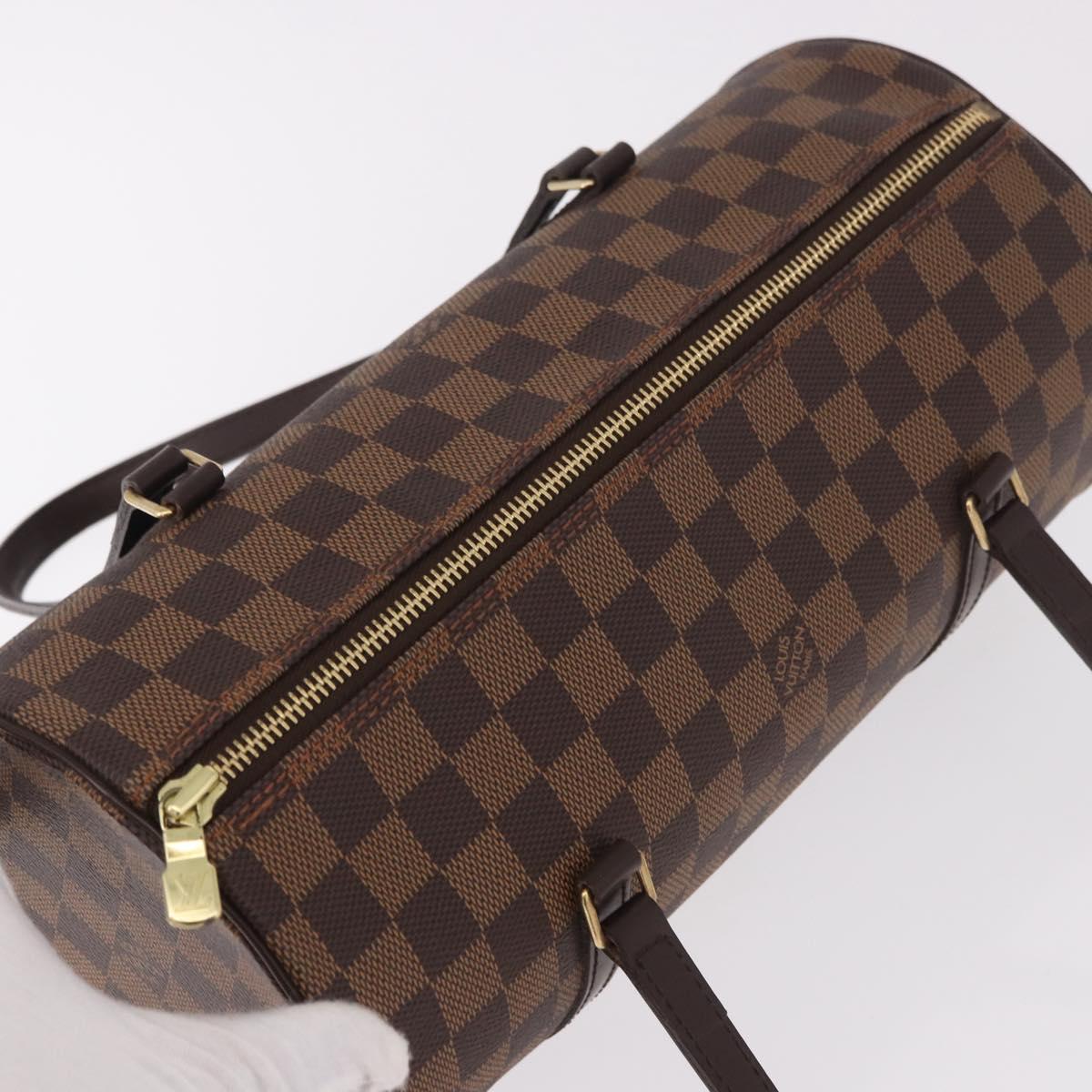 LOUIS VUITTON Damier Ebene Papillon 30 Hand Bag N51303 LV Auth 184940V - Jerrillo image 6
