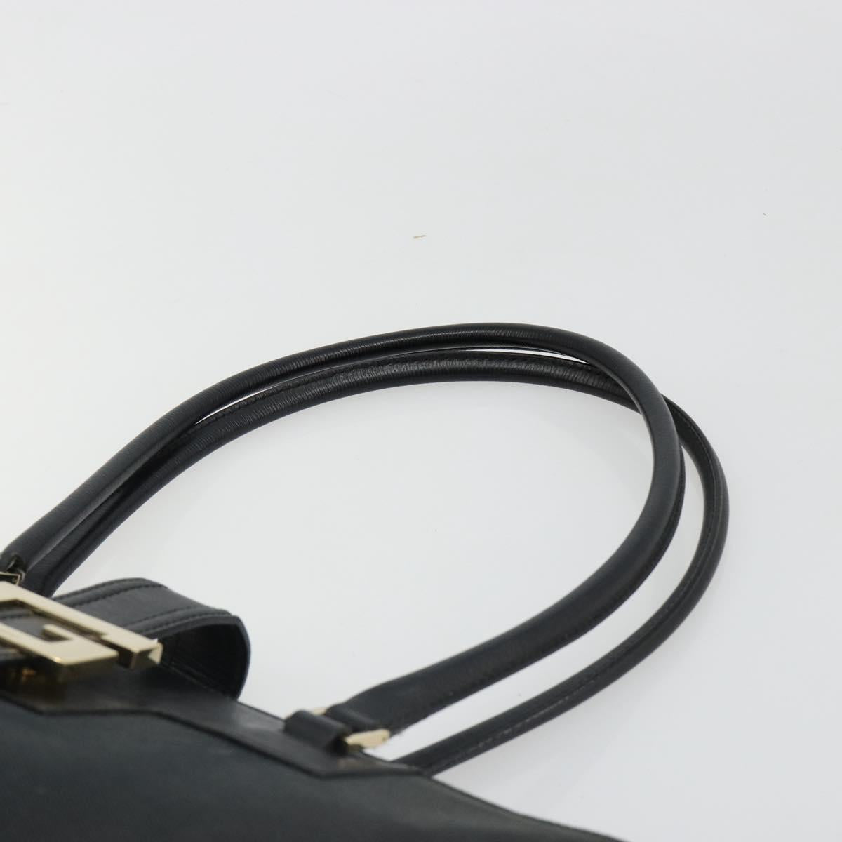 GUCCI Tote Bag Canvas Black Gold 002 1109 Auth 184982 - Jerrillo image 8