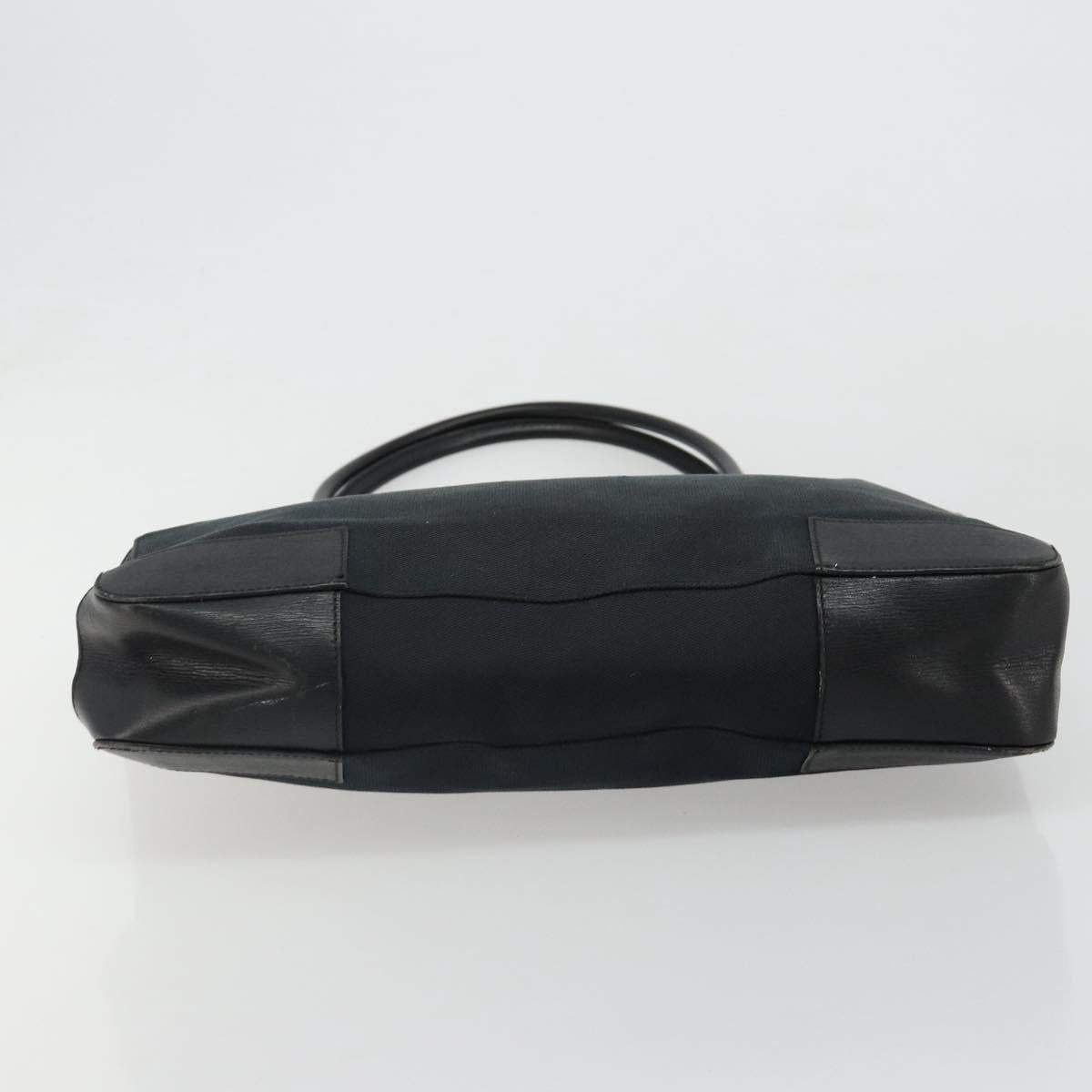 GUCCI Tote Bag Canvas Black Gold 002 1109 Auth 184982 - Jerrillo image 9