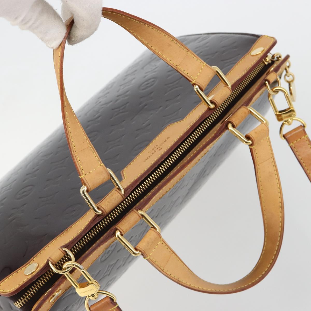 LOUIS VUITTON Monogram Vernis Blair GM Bag 2way Amarante M91616 LV Auth 185036 - Jerrillo image 6