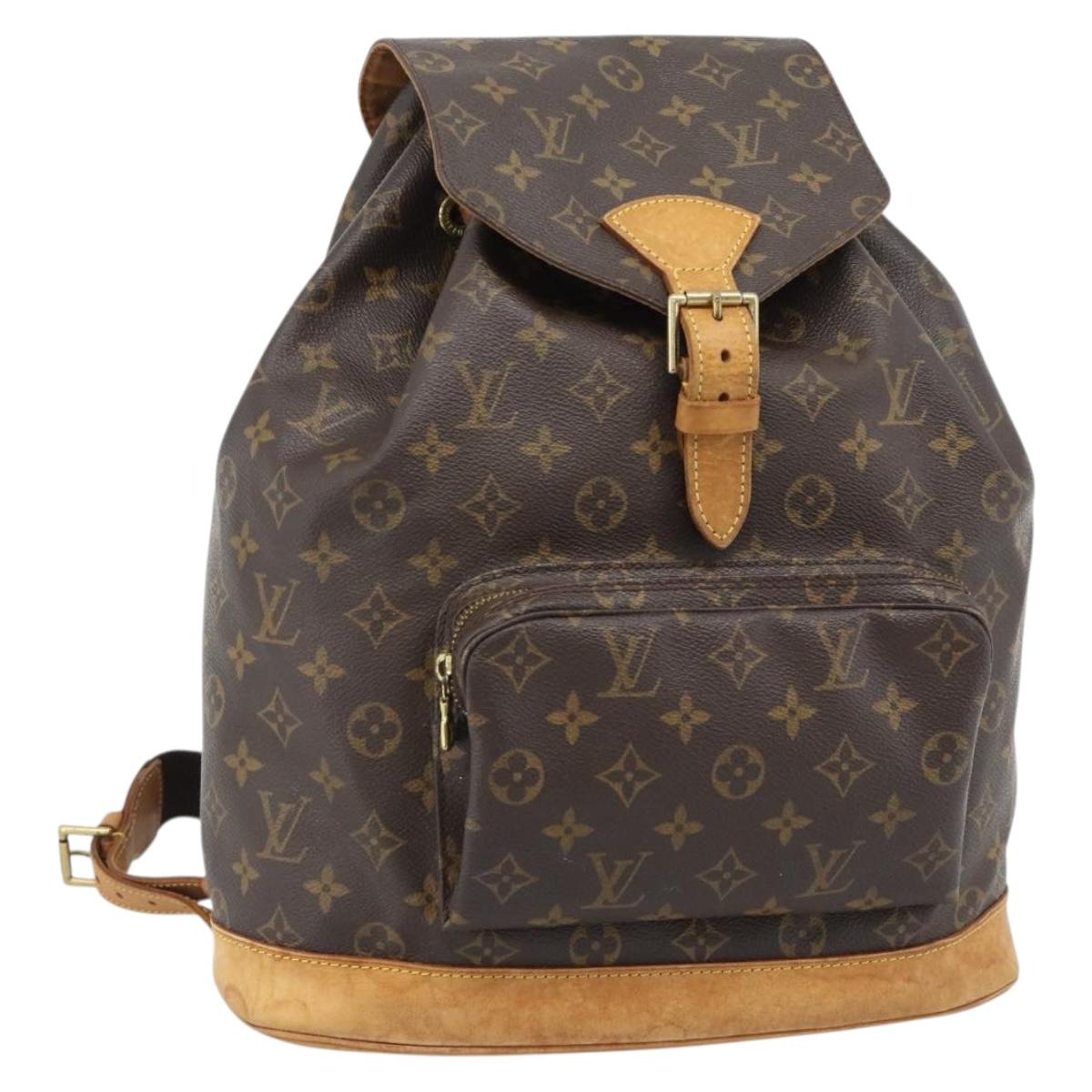 LOUIS VUITTON Monogram Montsouris GM Backpack M51135 LV Auth 185042 - Jerrillo