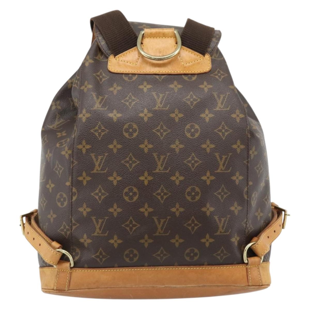 LOUIS VUITTON Monogram Montsouris GM Backpack M51135 LV Auth 185042 - Jerrillo image 3