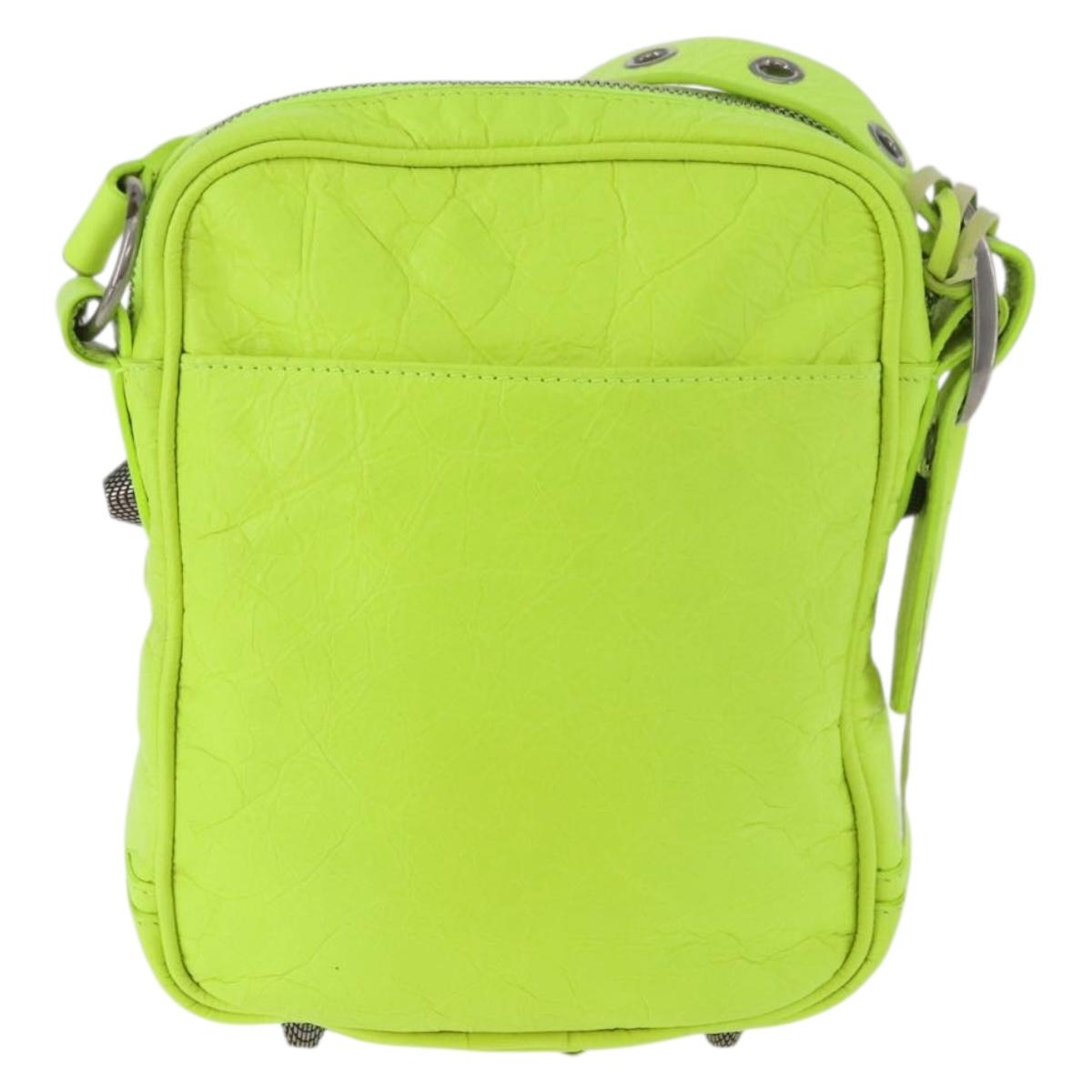 BALENCIAGA Le Cagole Shoulder Bag Leather Green 719065 Auth 185357SAM - Jerrillo image 2