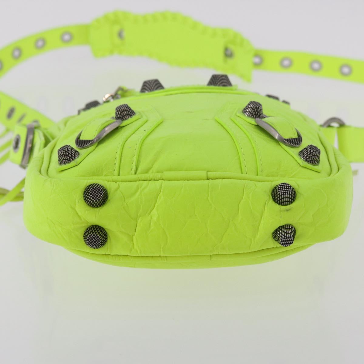 BALENCIAGA Le Cagole Shoulder Bag Leather Green 719065 Auth 185357SAM - Jerrillo image 5