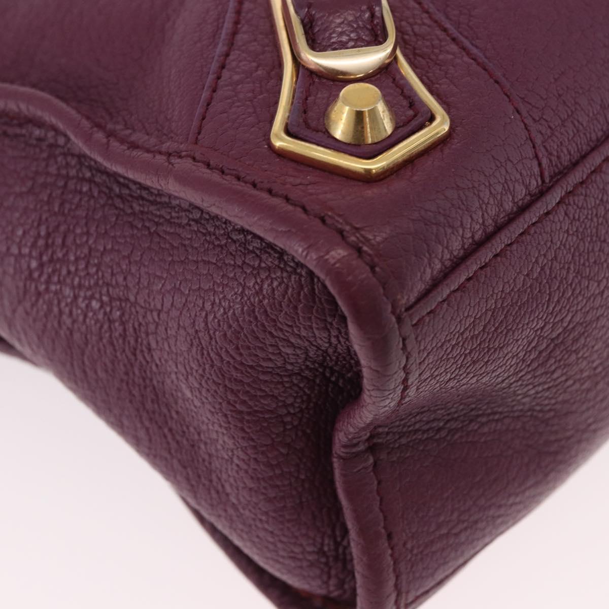 BALENCIAGA Classic Metallic Edge City S 2way Purple 432831 Auth 185405SAM - Jerrillo image 10