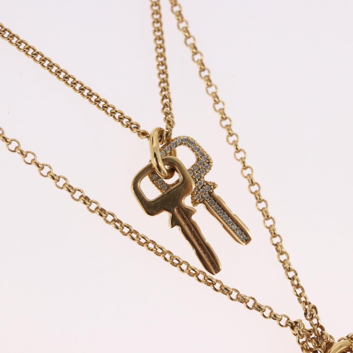 LOUIS VUITTON LV Padlock Necklace metal Gold M01593 LV Auth 185417SAM - Jerrillo image 4