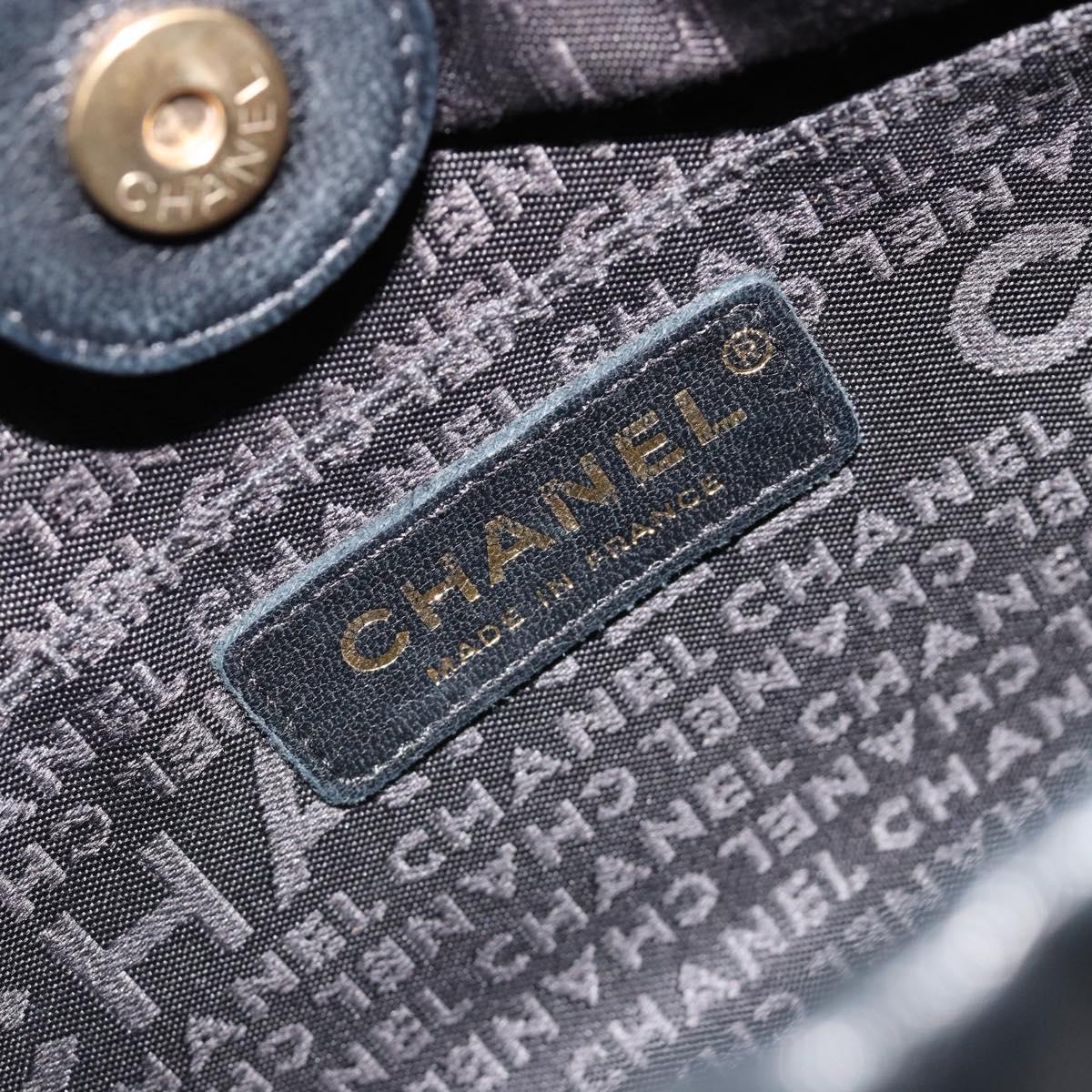 CHANEL Wild Stitch Chain Shoulder Bag Lamb Skin Black Gold CC Auth 185441M - Jerrillo image 10