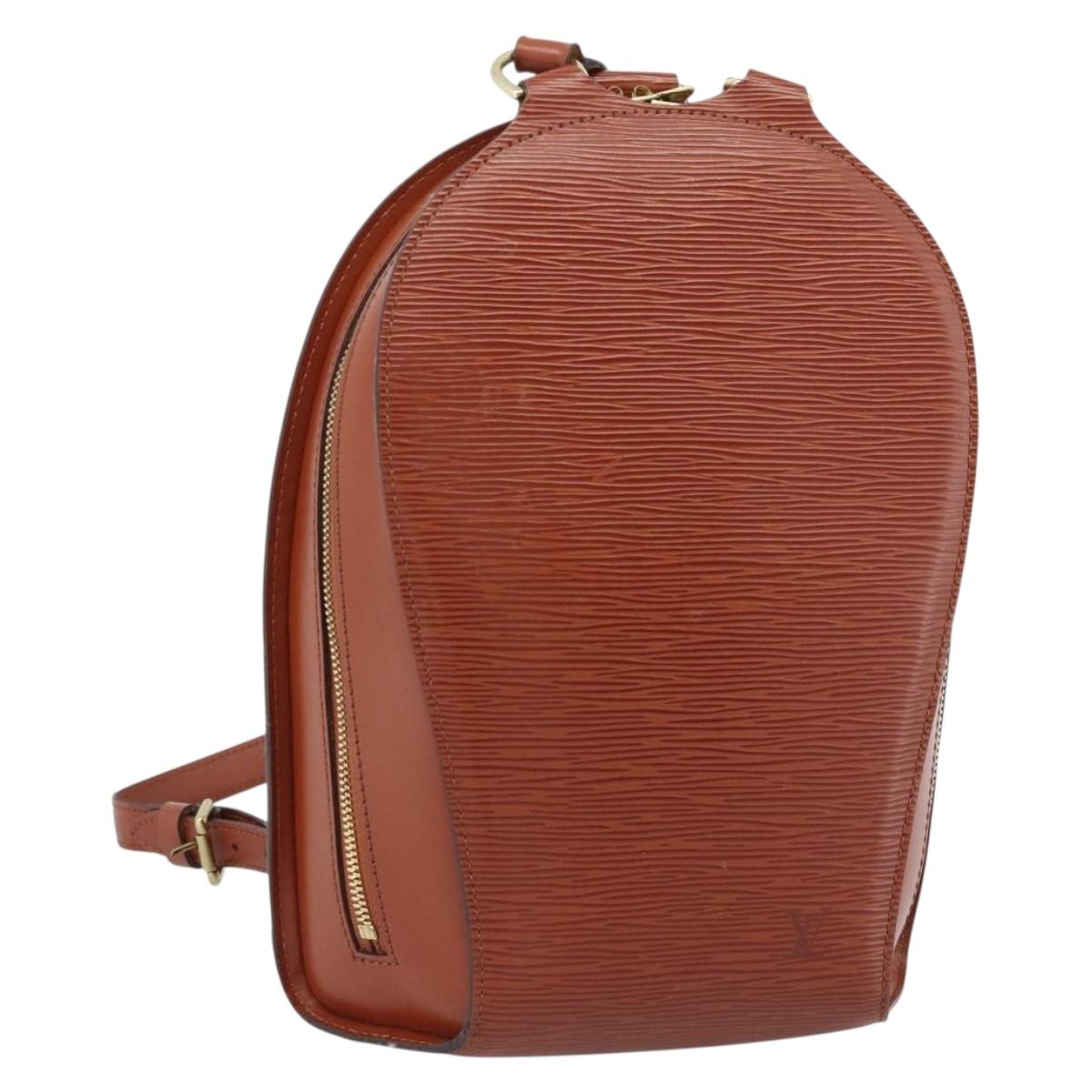LOUIS VUITTON Epi Mabillon Backpack Brown M52233 LV Auth 185479 - Jerrillo