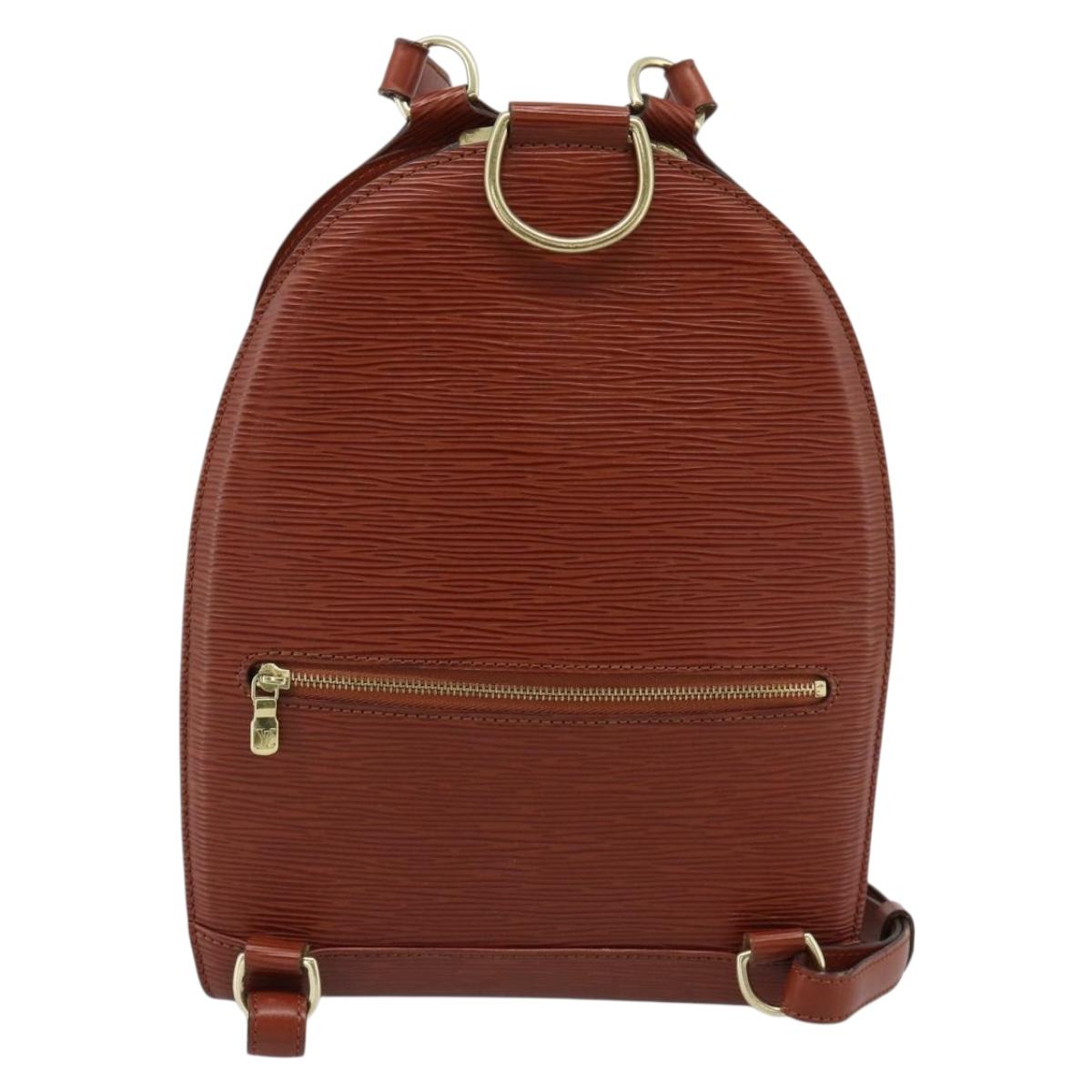LOUIS VUITTON Epi Mabillon Backpack Brown M52233 LV Auth 185479 - Jerrillo image 2