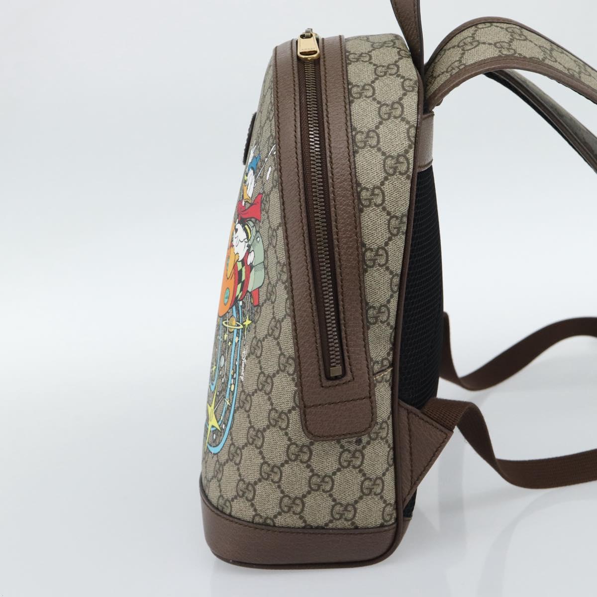 GUCCI GUCCI x Disney GG Supreme Backpack PVC Beige 552884 Auth 185480M - Jerrillo image 5