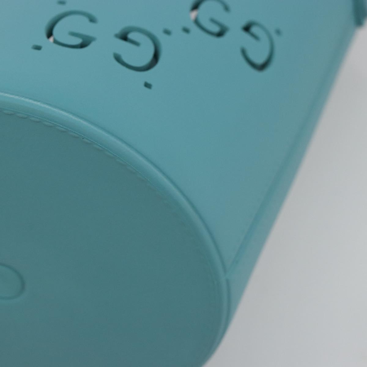 GUCCI Children's Hand Bag rubber Turquoise Blue 723051 Auth 185604M - Jerrillo image 10