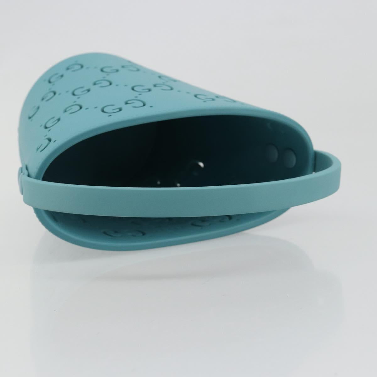 GUCCI Children's Hand Bag rubber Turquoise Blue 723051 Auth 185604M - Jerrillo image 7