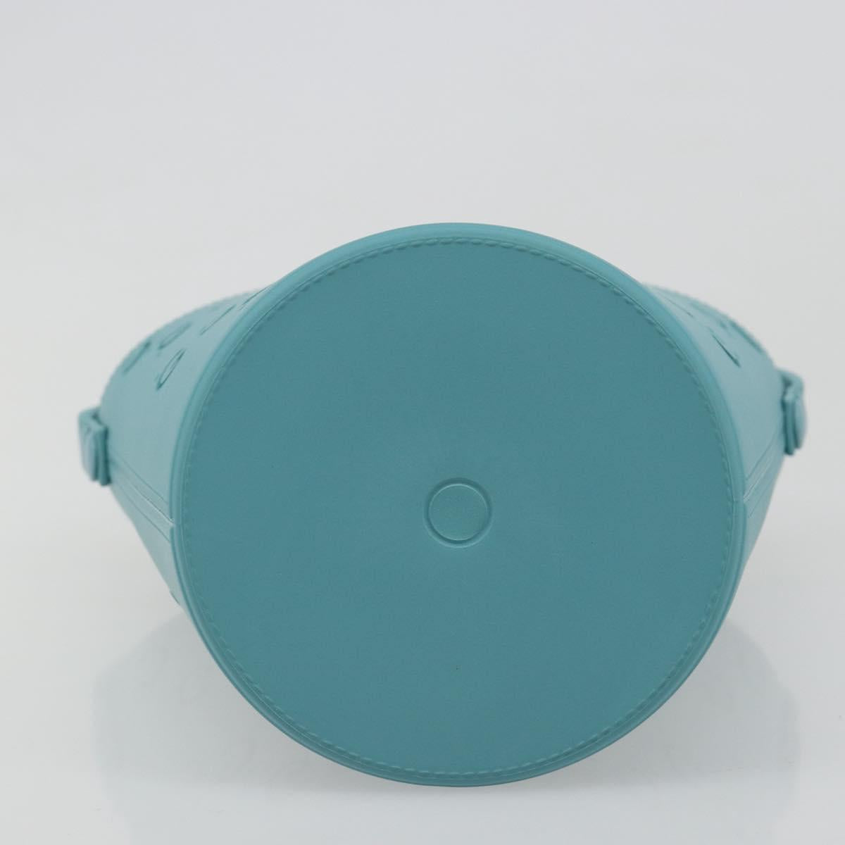GUCCI Children's Hand Bag rubber Turquoise Blue 723051 Auth 185604M - Jerrillo image 9