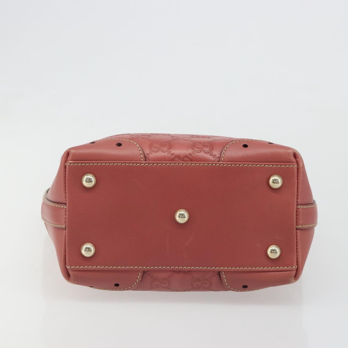 GUCCI GG Canvas Guccissima Tote Bag Leather Pink Gold 145994 Auth 186120A - Jerrillo image 10