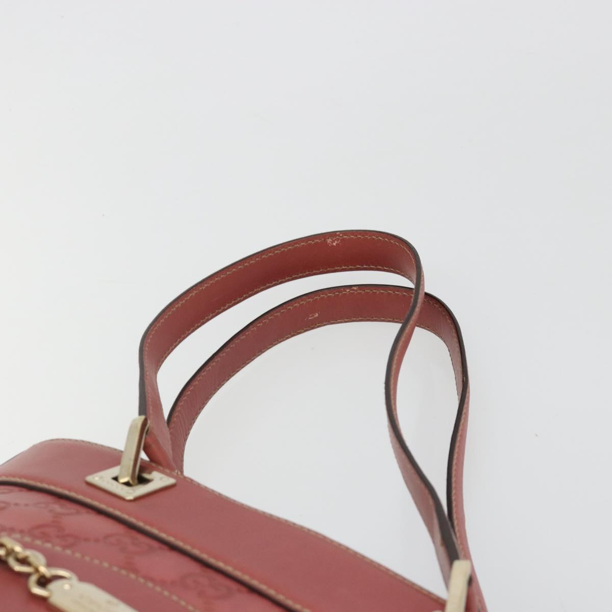 GUCCI GG Canvas Guccissima Tote Bag Leather Pink Gold 145994 Auth 186120A - Jerrillo image 8