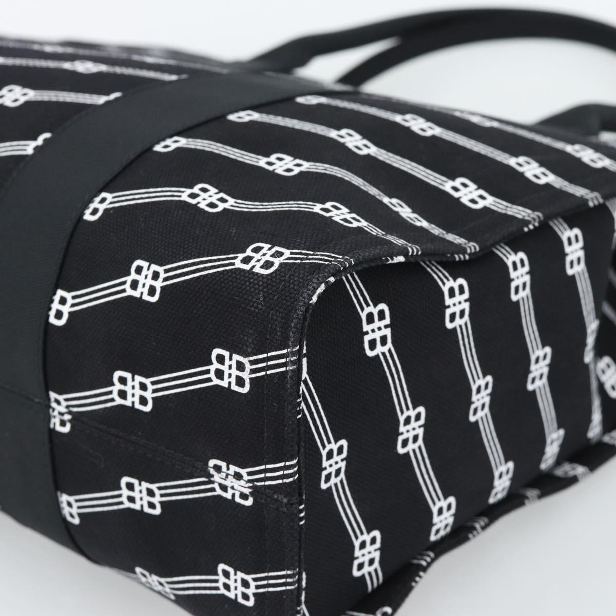 BALENCIAGA Trade Tote Bag Canvas Black Silver 621826 Auth 186183M - Jerrillo image 10