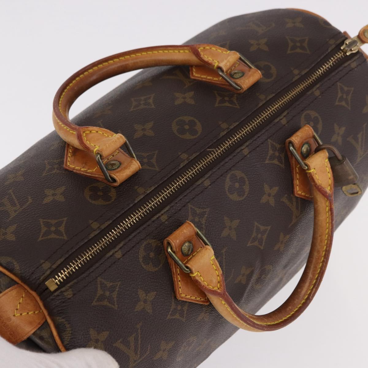 LOUIS VUITTON Monogram Speedy 30 Hand Bag M41526 LV Auth 186218A - Jerrillo image 6