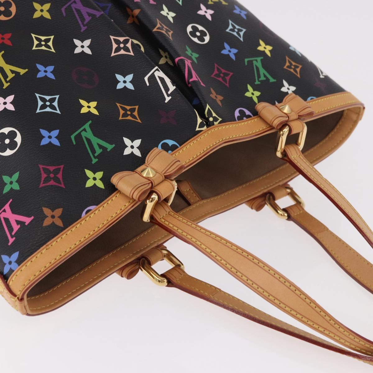 LOUIS VUITTON Multicolor Shirley MM Tote Bag Black M93213 LV Auth 186256SAV - Jerrillo image 6