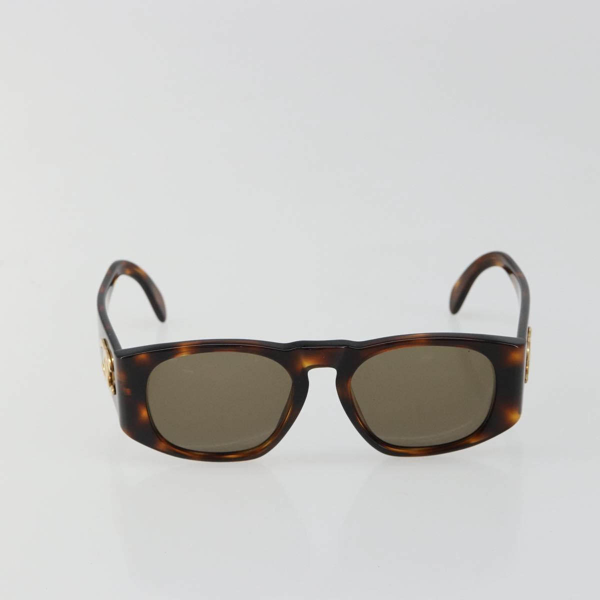 CHANEL COCO Mark Sunglasses plastic Brown CC Auth 186283 - Jerrillo image 2