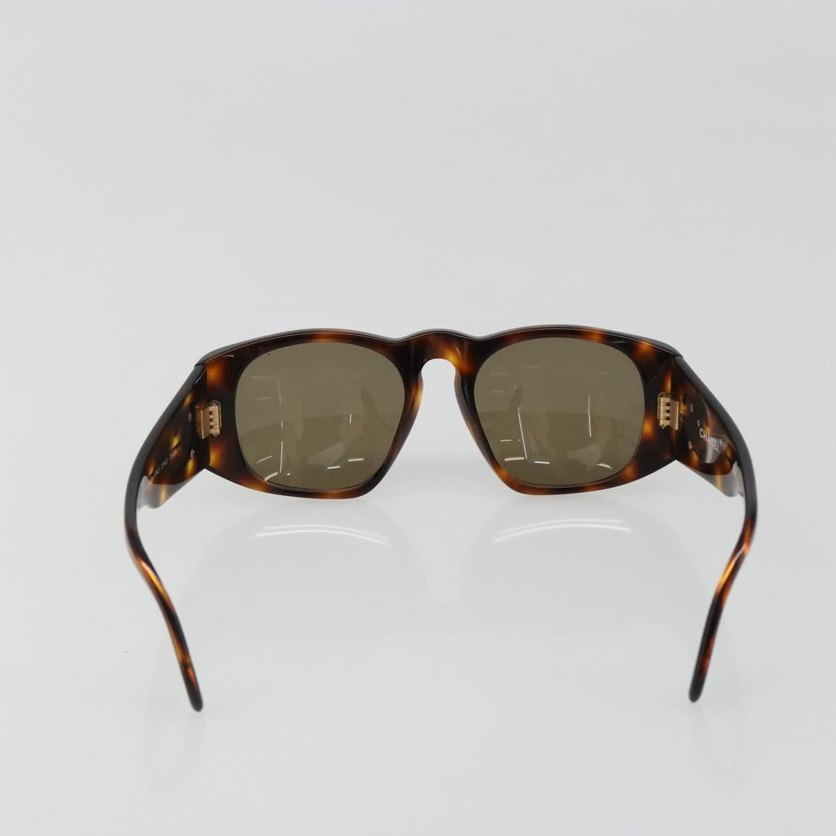 CHANEL COCO Mark Sunglasses plastic Brown CC Auth 186283 - Jerrillo image 3