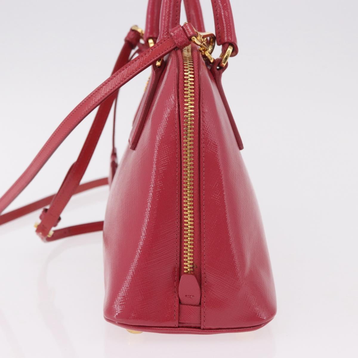 PRADA Hand Bag Saffiano Leather 2way Pink Gold Auth 186860V - Jerrillo image 4