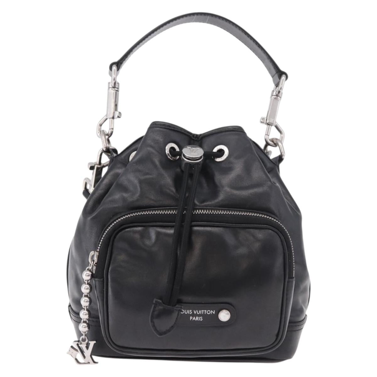 LOUIS VUITTON Noe Cargo Shoulder Bag Leather Black M13985 LV Auth 187562SAV - Jerrillo image 2