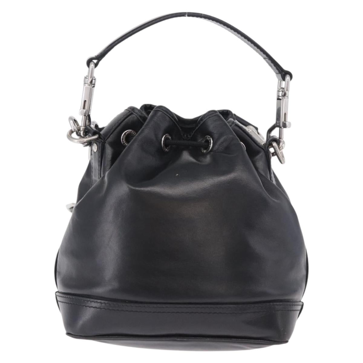 LOUIS VUITTON Noe Cargo Shoulder Bag Leather Black M13985 LV Auth 187562SAV - Jerrillo image 3