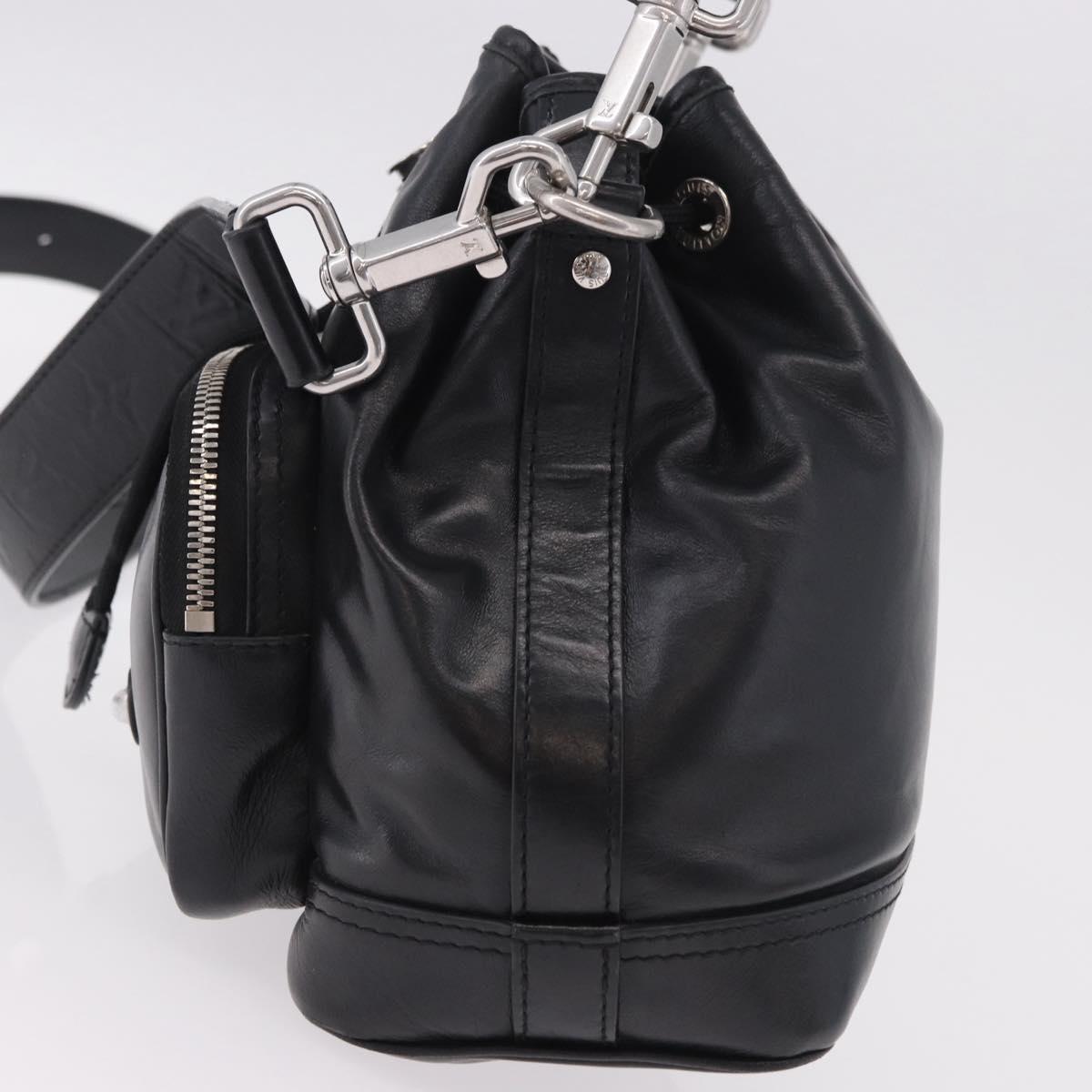 LOUIS VUITTON Noe Cargo Shoulder Bag Leather Black M13985 LV Auth 187562SAV - Jerrillo image 5