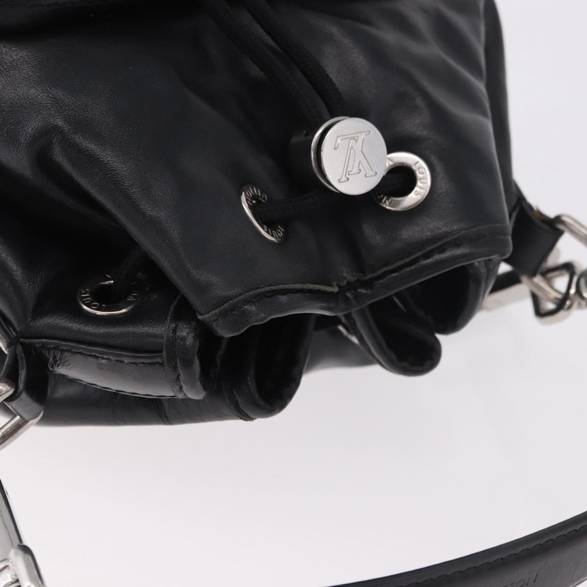 LOUIS VUITTON Noe Cargo Shoulder Bag Leather Black M13985 LV Auth 187562SAV - Jerrillo image 7