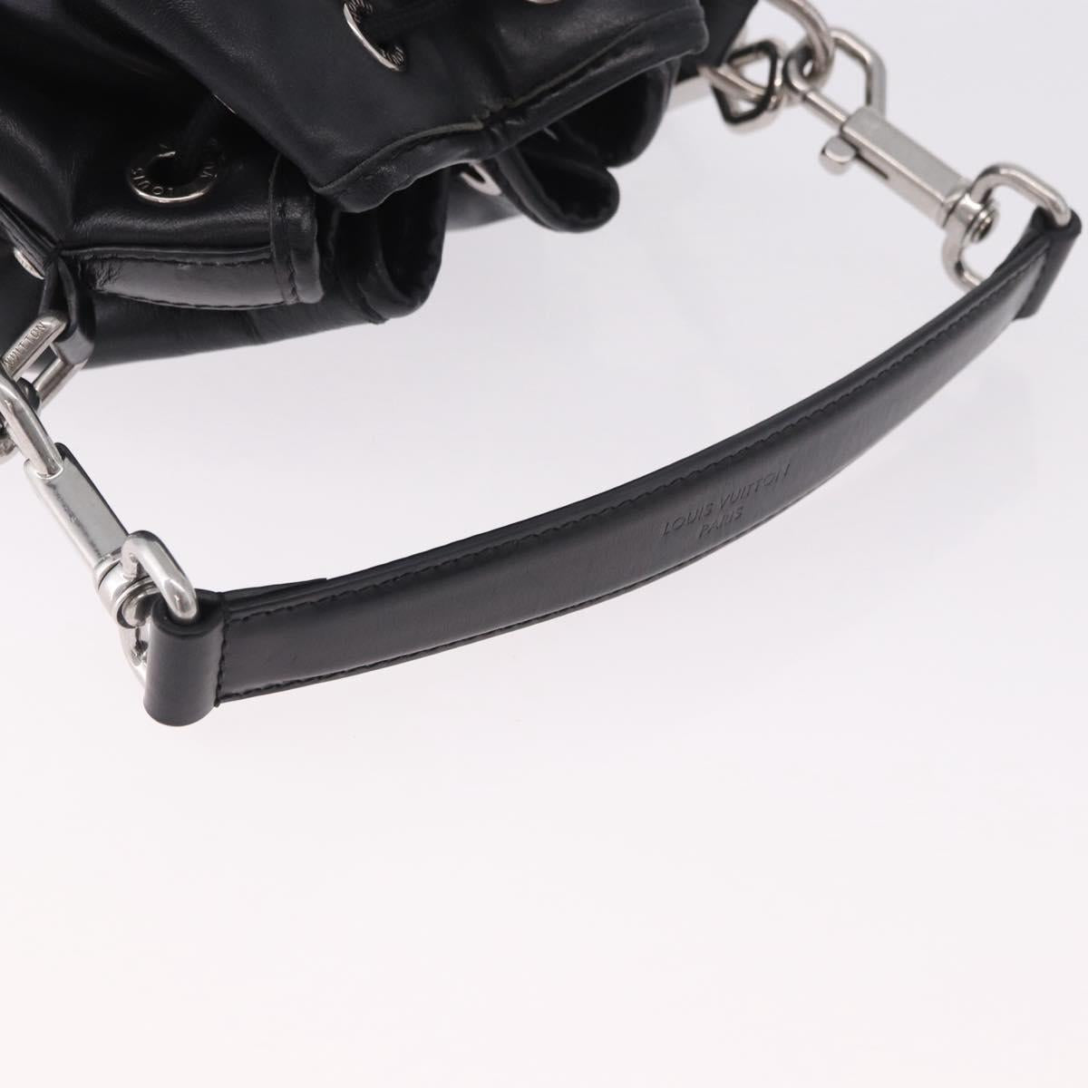 LOUIS VUITTON Noe Cargo Shoulder Bag Leather Black M13985 LV Auth 187562SAV - Jerrillo image 8