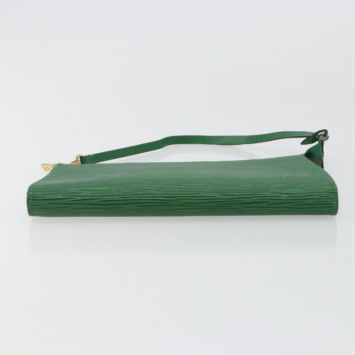 LOUIS VUITTON Epi Pochette Accessoires Pouch Green M52984 LV Auth 69826 - Jerrillo image 9