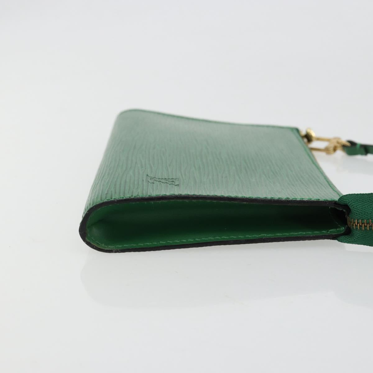 LOUIS VUITTON Epi Pochette Accessoires Pouch Green M52984 LV Auth 69826 - Jerrillo image 3