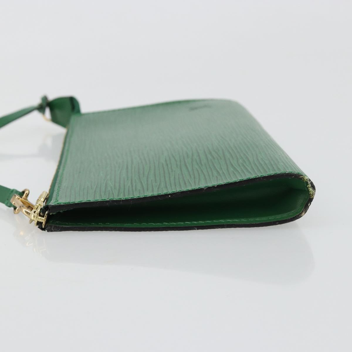 LOUIS VUITTON Epi Pochette Accessoires Pouch Green M52984 LV Auth 69826 - Jerrillo image 4