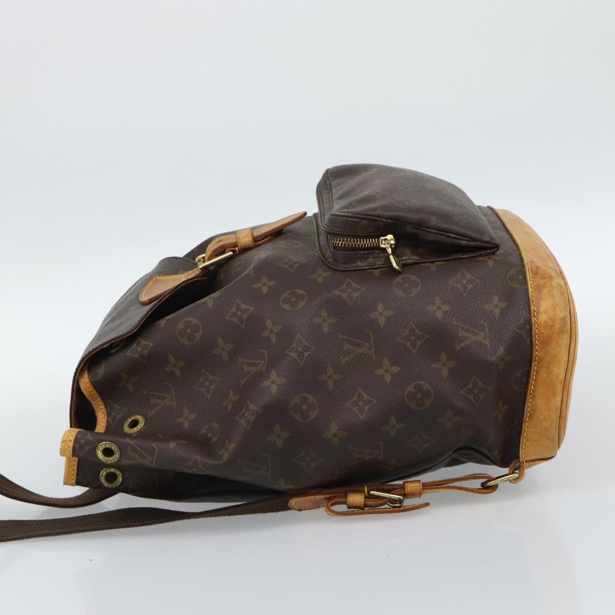 LOUIS VUITTON Monogram Montsouris GM Backpack M51135 LV Auth am11759 - Jerrillo image 3