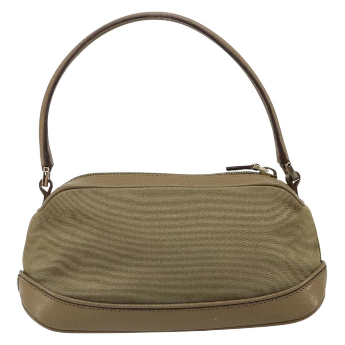 GUCCI Hand Bag Canvas Leather Beige Gold Auth am11836A - Jerrillo image 2