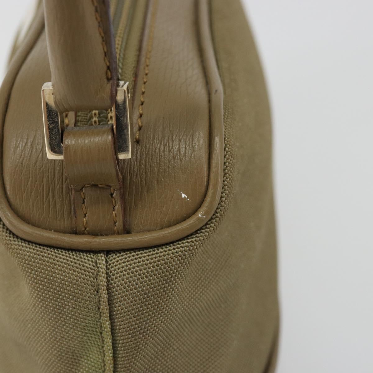 GUCCI Hand Bag Canvas Leather Beige Gold Auth am11836A - Jerrillo image 4