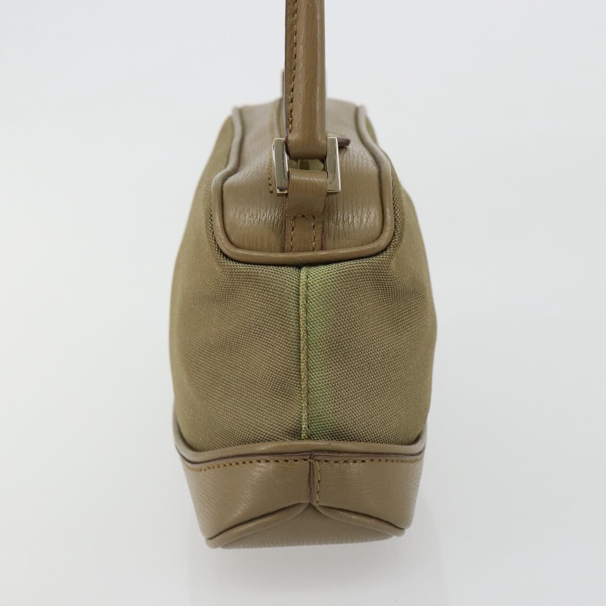 GUCCI Hand Bag Canvas Leather Beige Gold Auth am11836A - Jerrillo image 5