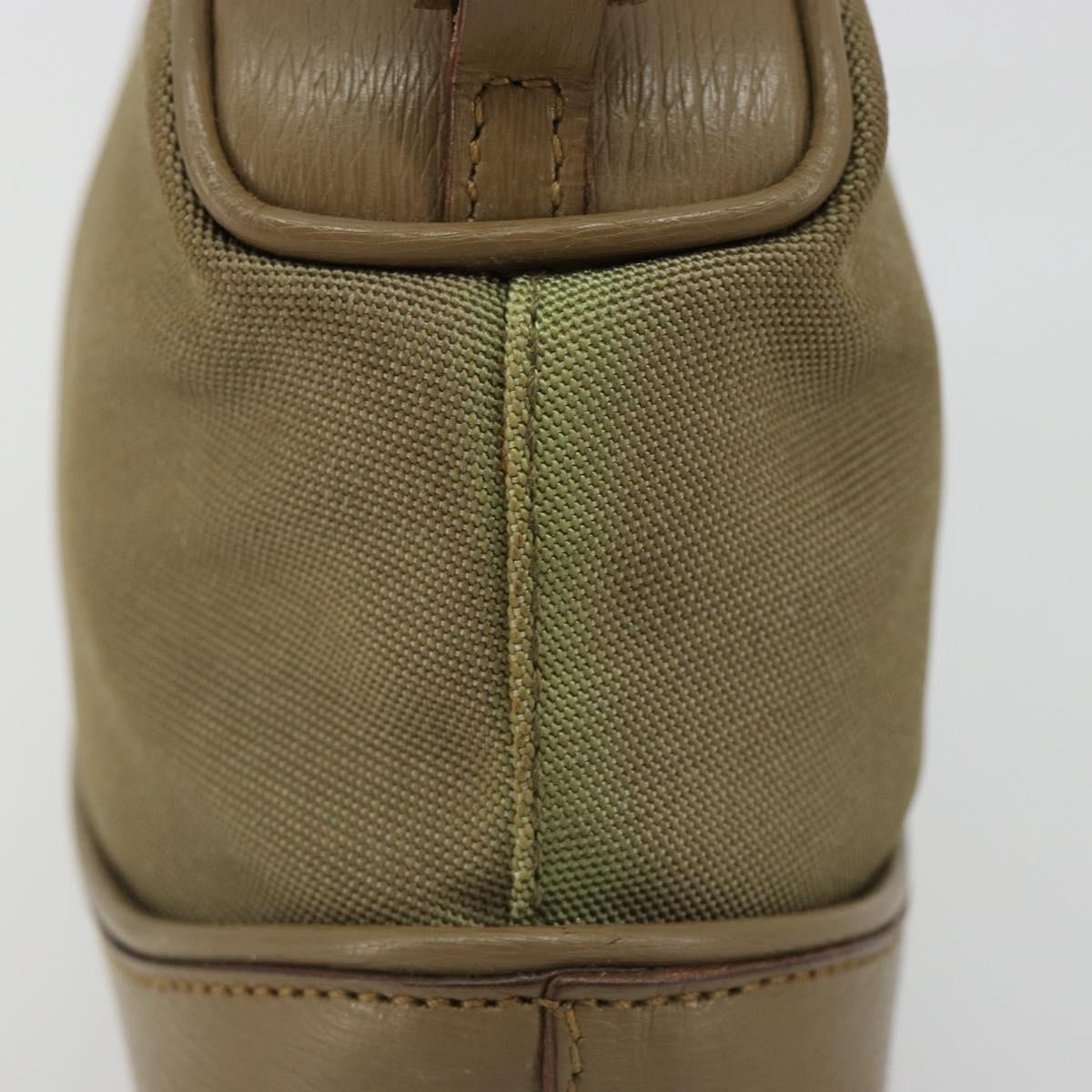 GUCCI Hand Bag Canvas Leather Beige Gold Auth am11836A - Jerrillo image 6