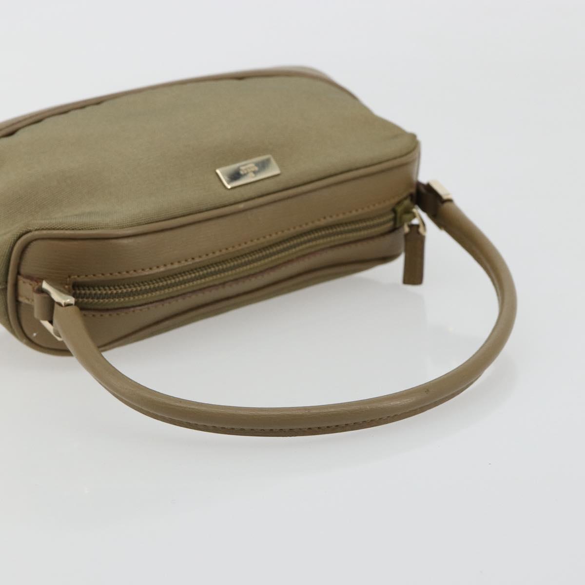 GUCCI Hand Bag Canvas Leather Beige Gold Auth am11836A - Jerrillo image 9
