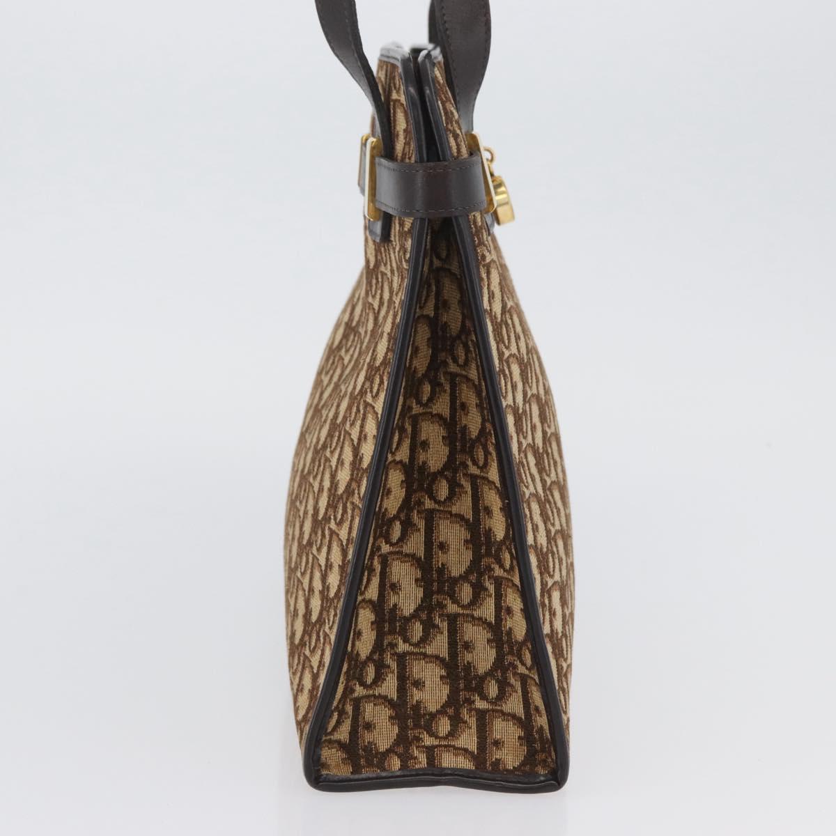 Christian Dior Trotter Canvas Tote Bag Beige Gold Auth BSZ704A - Jerrillo image 5