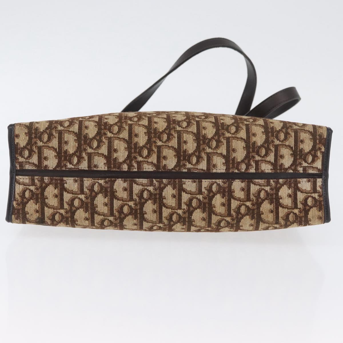Christian Dior Trotter Canvas Tote Bag Beige Gold Auth BSZ704A - Jerrillo image 9