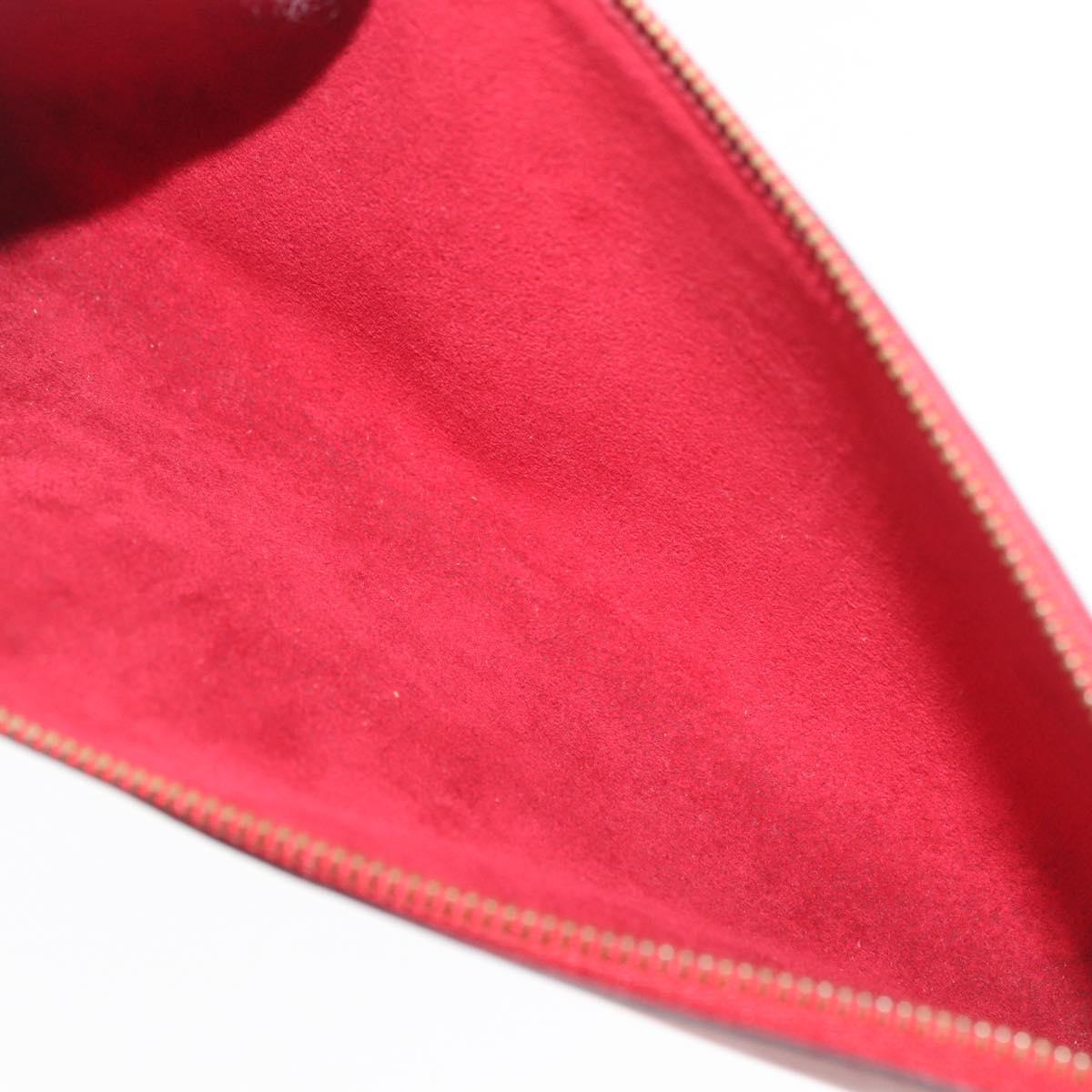LOUIS VUITTON Epi Pochette Accessoires Pouch Red M52947 LV Auth BA12612A - Jerrillo image 10
