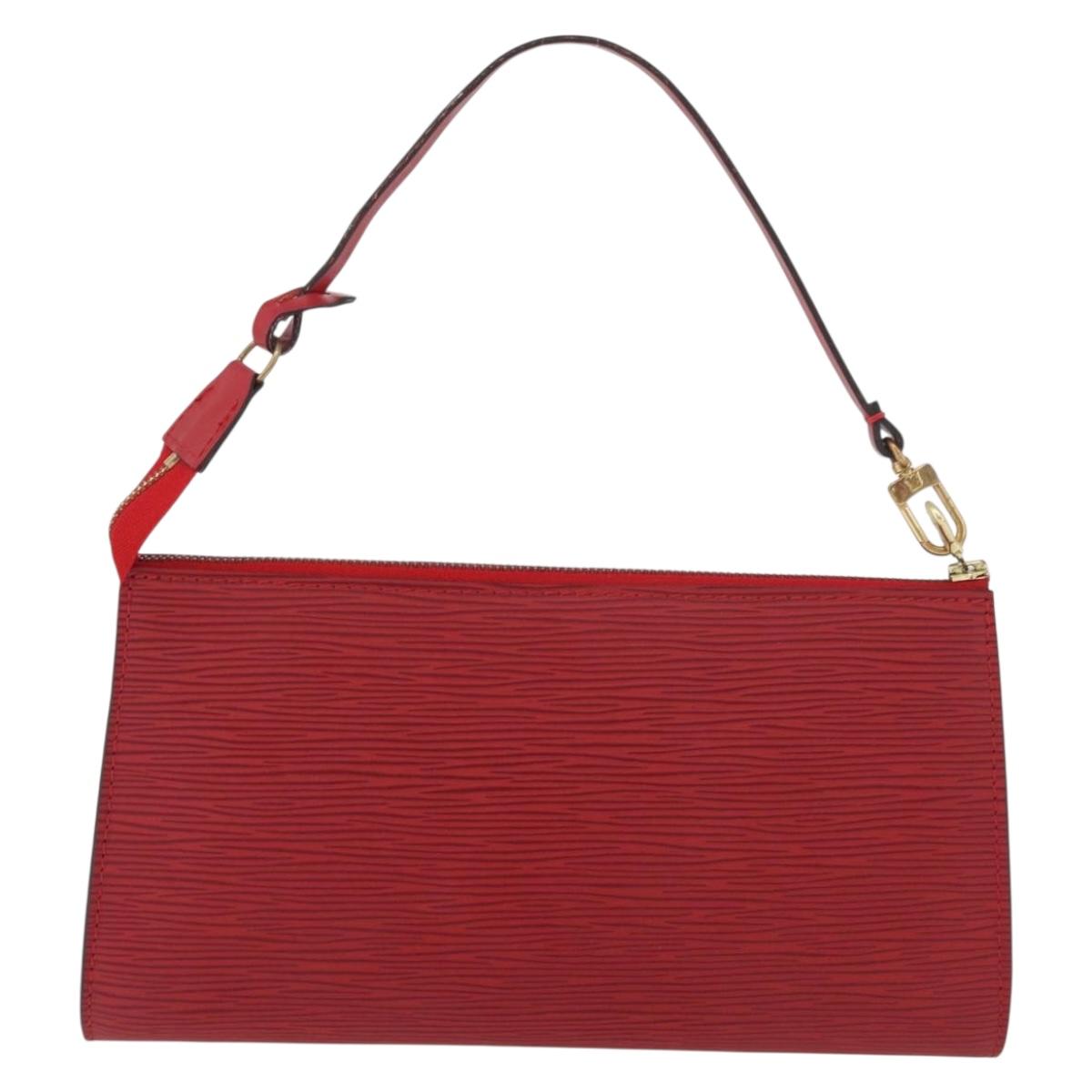 LOUIS VUITTON Epi Pochette Accessoires Pouch Red M52947 LV Auth BA12612A - Jerrillo image 2