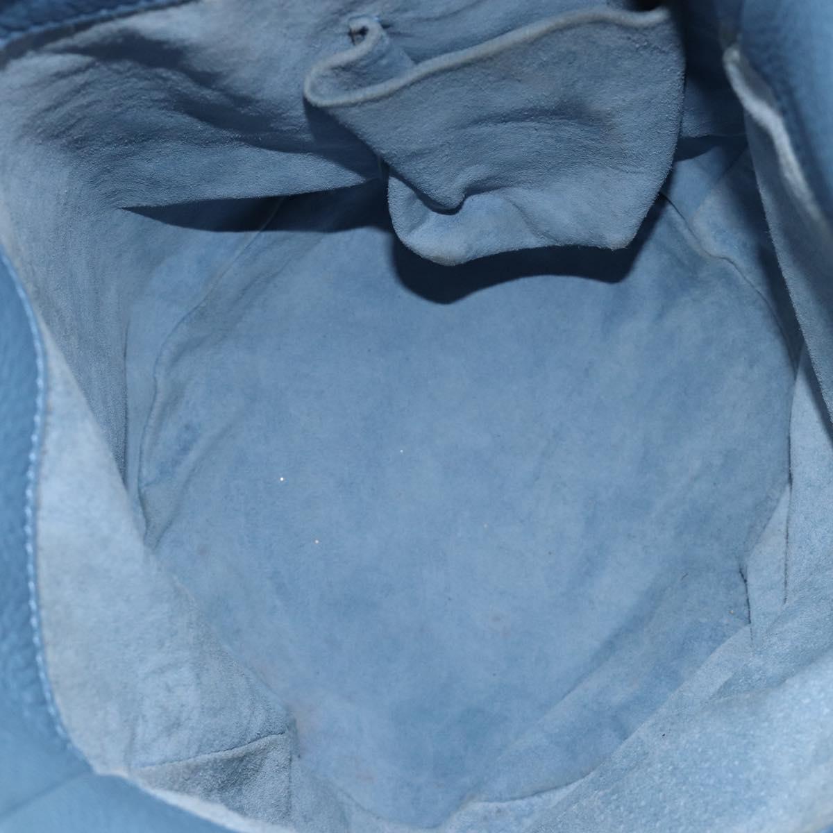 BOTTEGA VENETA INTRECCIATO Tote Bag Leather Blue 194900 Auth BA13123 - Jerrillo image 10