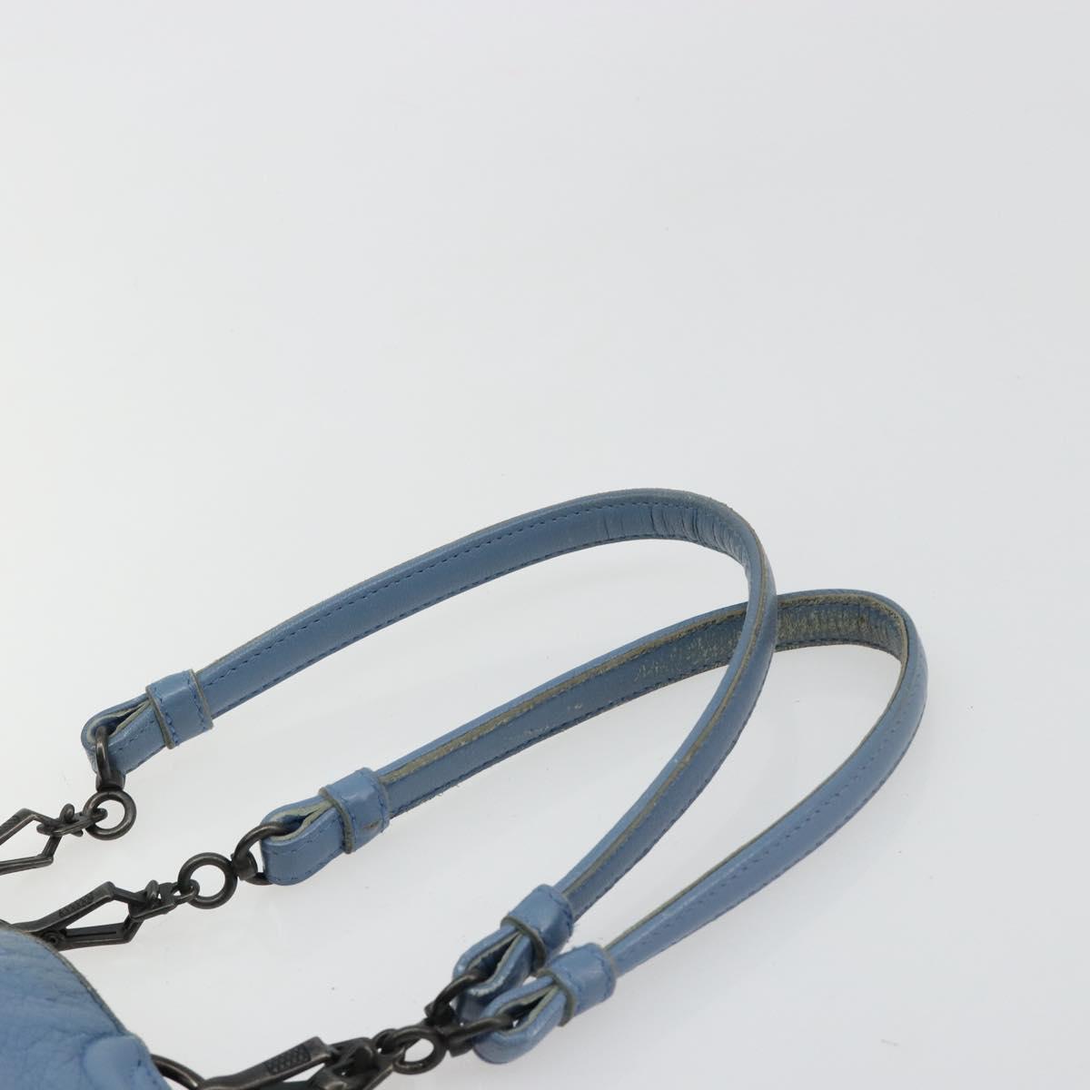 BOTTEGA VENETA INTRECCIATO Tote Bag Leather Blue 194900 Auth BA13123 - Jerrillo image 8