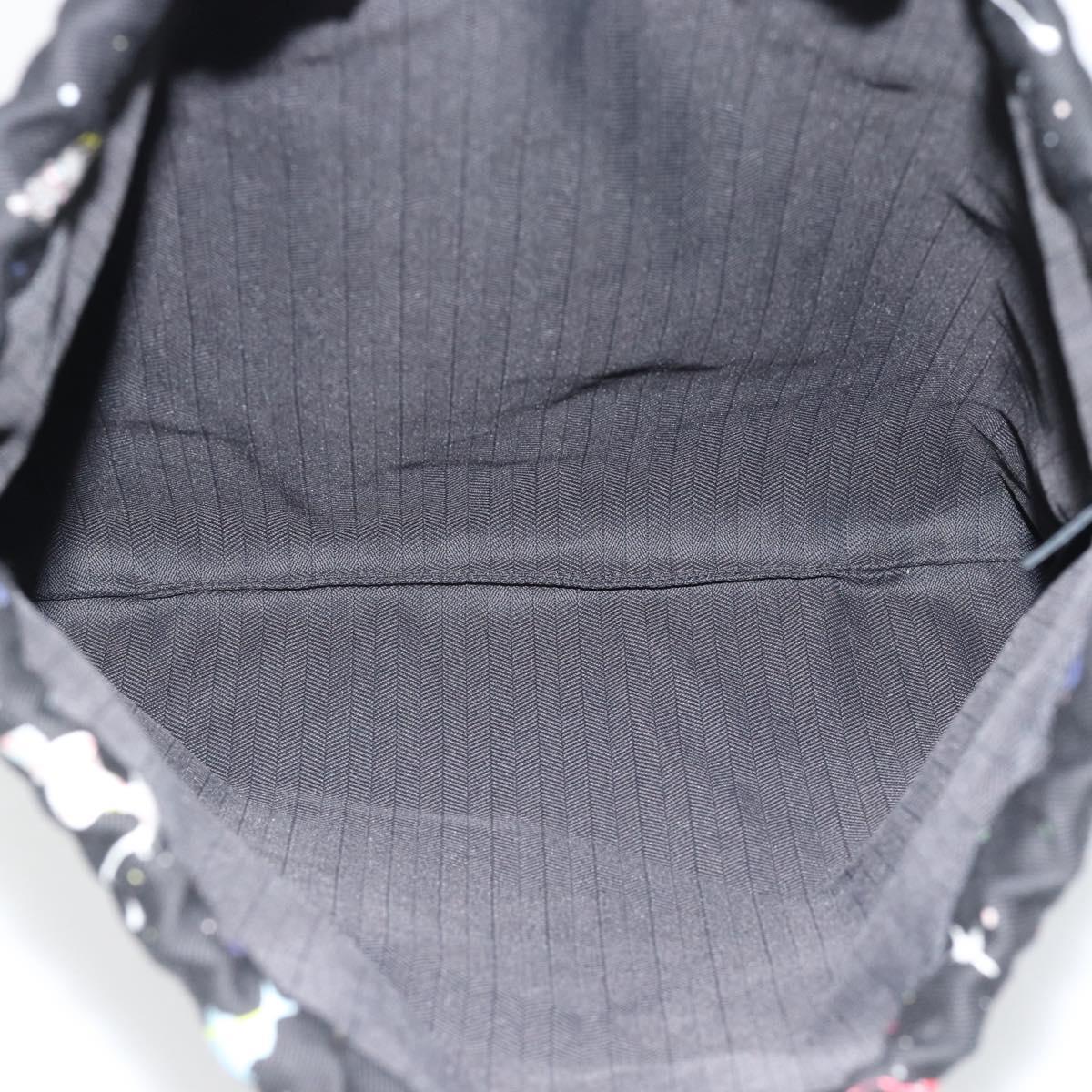 LOEWE Purse Pouch Canvas Black Auth BA13126M - Jerrillo image 10