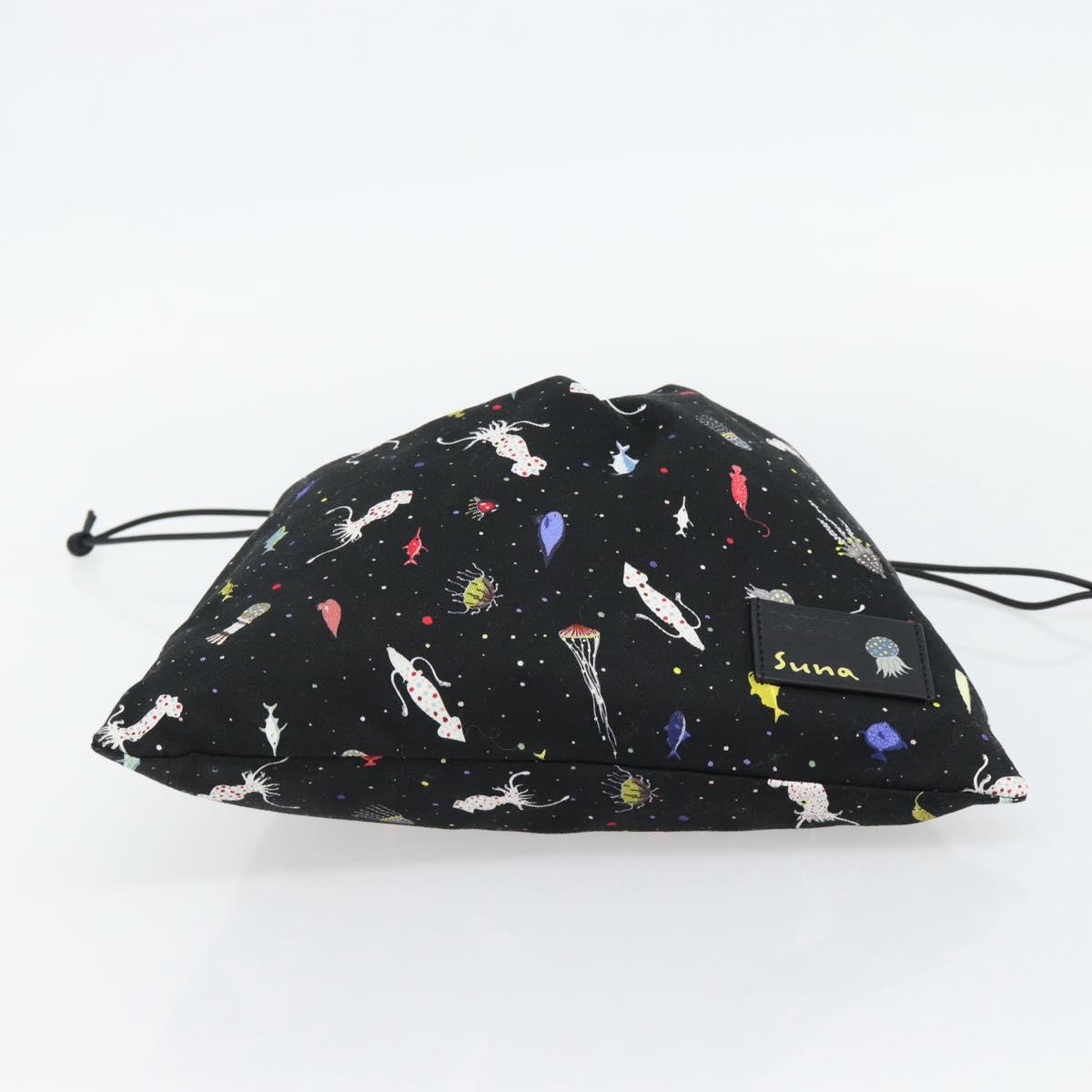 LOEWE Purse Pouch Canvas Black Auth BA13126M - Jerrillo image 5