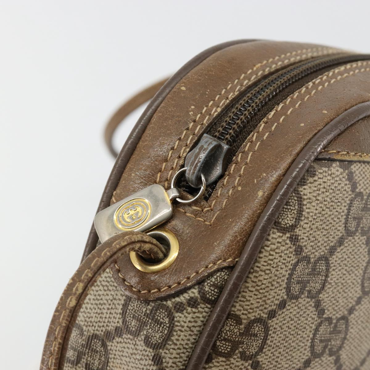 GUCCI GG Supreme Web Sherry Line Bag PVC Beige Gold 89 02 066 Auth BA13306 - Jerrillo image 10